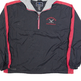 HOLLOWAY Shawnee Softball Mens Anorak Jacket Blue USA Hooded L