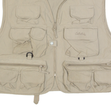 CABELAS Utility Mens Gilet Beige L