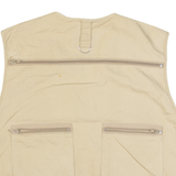 CRYSTAL RIVER Utility Mens Gilet Beige M