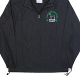 CHAMPION Boone County Mens Anorak Jacket Black USA Hooded S
