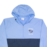 CHAMPION The Citadel Bulldogs Mens Anorak Jacket Blue USA Hooded XL