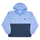 CHAMPION The Citadel Bulldogs Mens Anorak Jacket Blue USA Hooded XL