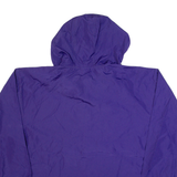 CHAMPION Goshen College Maple Leafs Mens Anorak Jacket Purple USA Hooded XL