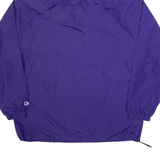 CHAMPION Goshen College Maple Leafs Mens Anorak Jacket Purple USA Hooded XL