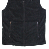 DISNEY Womens Fleece Gilet Black S