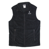 DISNEY Womens Fleece Gilet Black S
