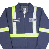 BIG BILL Sherpa Lined Mens Workwear Coat Blue S