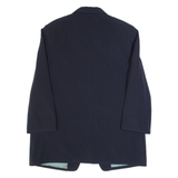 RICHARD MULLER Womens Blazer Jacket Blue Wool 90s L