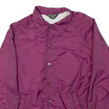 SEARS Mens Jacket Purple Nylon S