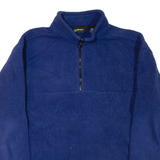 EBTEK Mens Fleece Jacket Blue XL