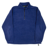 EBTEK Mens Fleece Jacket Blue XL