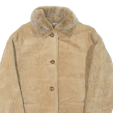 GALLERY Womens Jacket Brown Leather S