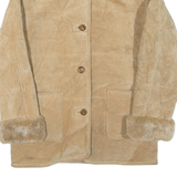 GALLERY Womens Jacket Brown Leather S