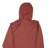 CHAPS Mens Rain Jacket Brown Hooded M