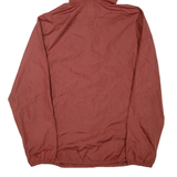 CHAPS Mens Rain Jacket Brown Hooded M