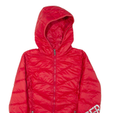TOMMY HILFIGER Mens Jacket Red Nylon Hooded S