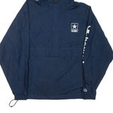 CHAMPION Mens Pullover Jacket Blue Hooded M