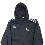 ADIDAS Lindenwood Shotgun Sports Mens Jacket Black Hooded L