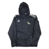 ADIDAS Lindenwood Shotgun Sports Mens Jacket Black Hooded L