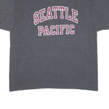 CHAMPION Seattle Pacific Mens T-Shirt Grey USA XL