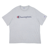 CHAMPION Mens T-Shirt Grey 2XL