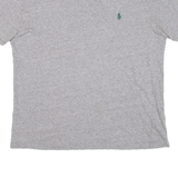 POLO RALPH LAUREN Mens T-Shirt Grey V-Neck S