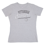 NFL Pittsburgh Steelers Womens T-Shirt Grey USA XL