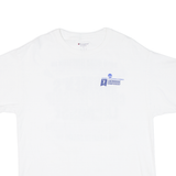 CHAMPION Mens T-Shirt White USA L