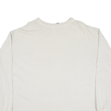 WOOLRICH Mens T-Shirt Beige Long Sleeve XL