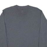 CHAMPION Mens T-Shirt Grey Long Sleeve USA M