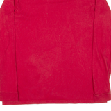 ADIDAS Mens T-Shirt Red Long Sleeve L
