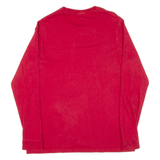 ADIDAS Mens T-Shirt Red Long Sleeve L