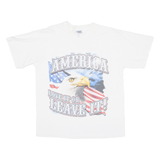 GILDAN America Love It Or Leave It Mens T-Shirt White USA L