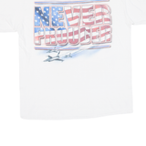 GILDAN America Love It Or Leave It Mens T-Shirt White USA L