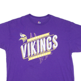 MAJESTIC Vikings Mens T-Shirt Purple USA XL
