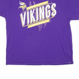 MAJESTIC Vikings Mens T-Shirt Purple USA XL
