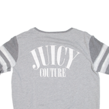 JUICY COUTURE Cropped Womens T-Shirt Grey XL