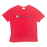 CHAMPION Mens T-Shirt Red M