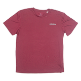 ADIDAS Mens T-Shirt Maroon M