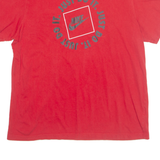 NIKE JUST DO IT Mens T-Shirt Red XL