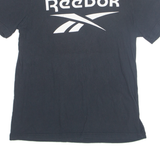 REEBOK Womens T-Shirt Black M