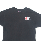 CHAMPION Womens T-Shirt Black XL