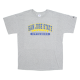 RUSSELL ATHLETIC San Jose State University Swimming Mens T-Shirt Grey USA L