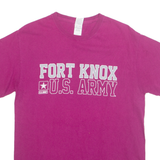 GILDAN FORT KNOX US ARMY Kentucky Womens T-Shirt Purple USA M