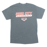 Reed City Baseball Michigan Mens T-Shirt Grey USA S