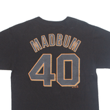 MAJESTIC MLB New York Giants '40 Madbum Mens T-Shirt Black USA L