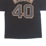 MAJESTIC MLB New York Giants '40 Madbum Mens T-Shirt Black USA L