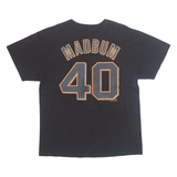 MAJESTIC MLB New York Giants '40 Madbum Mens T-Shirt Black USA L