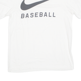NIKE Baseball Mens T-Shirt White M