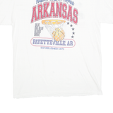 2023 Arkansas Basketball Fayetteville Mens T-Shirt White USA L
